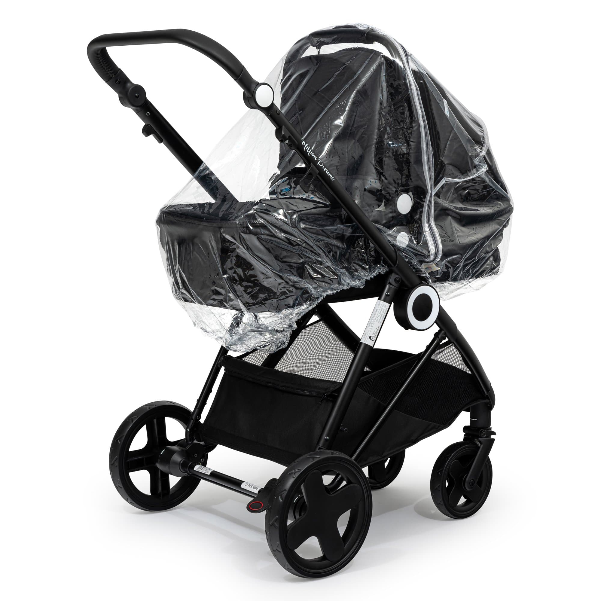 Universal Rain Cover For 2 in 1 Prams - Fits All Models - For Your Little One
