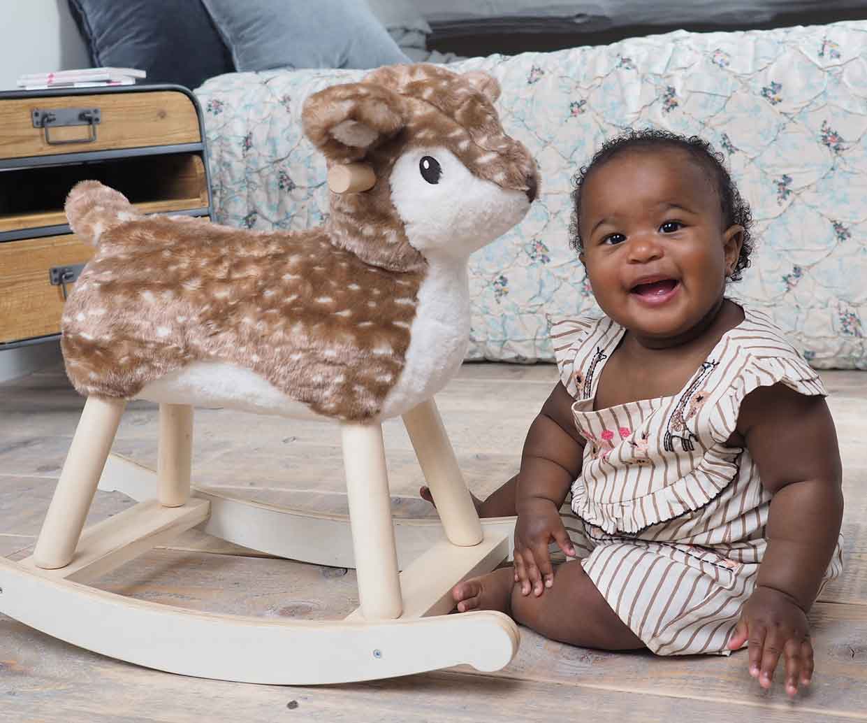 Little Bird Told Me Willow Rocking Deer - For Your Little One