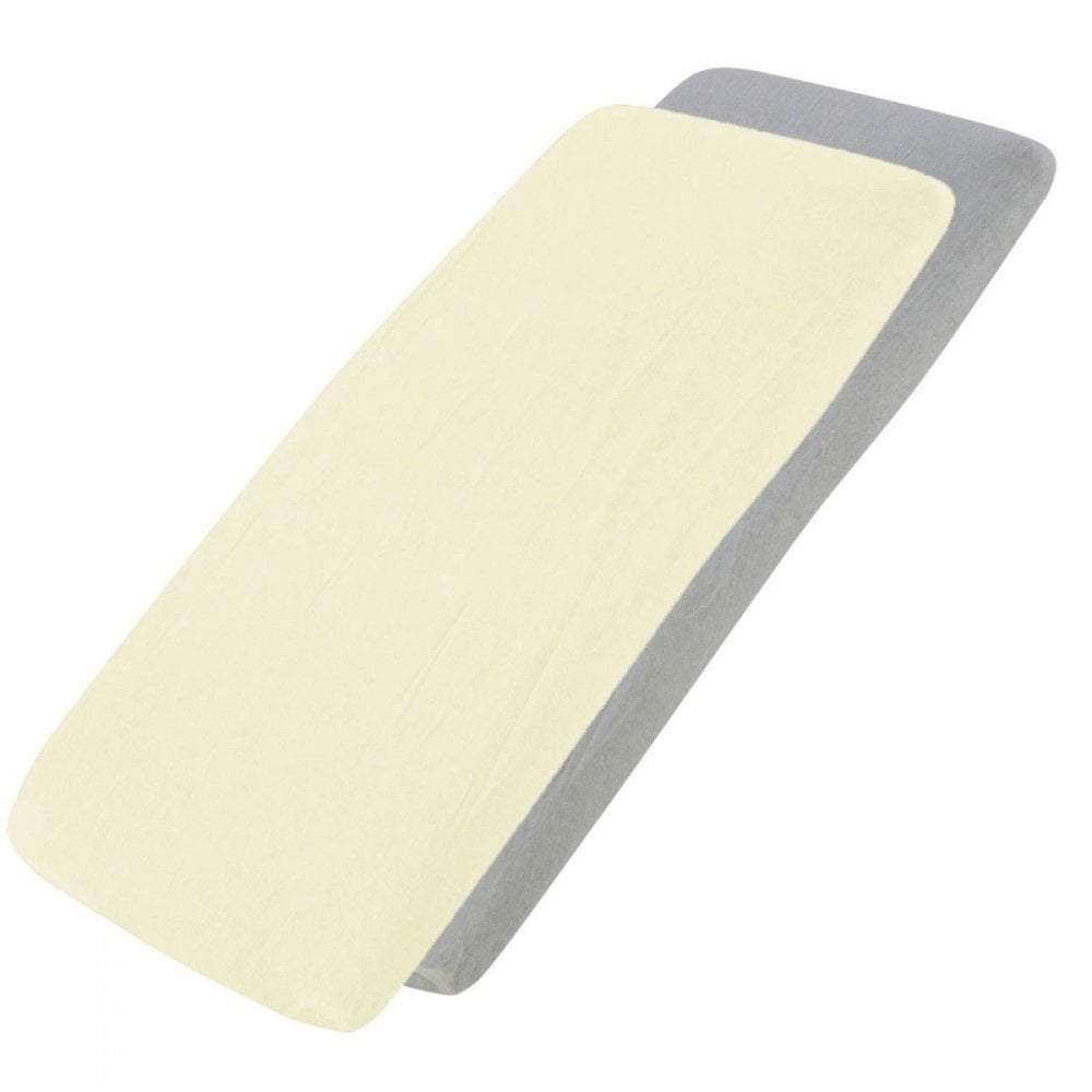 Bedside Crib Jersey Fitted Sheet Compatible With Hauck Face to Me - Pack Of 2 - For Your Little One