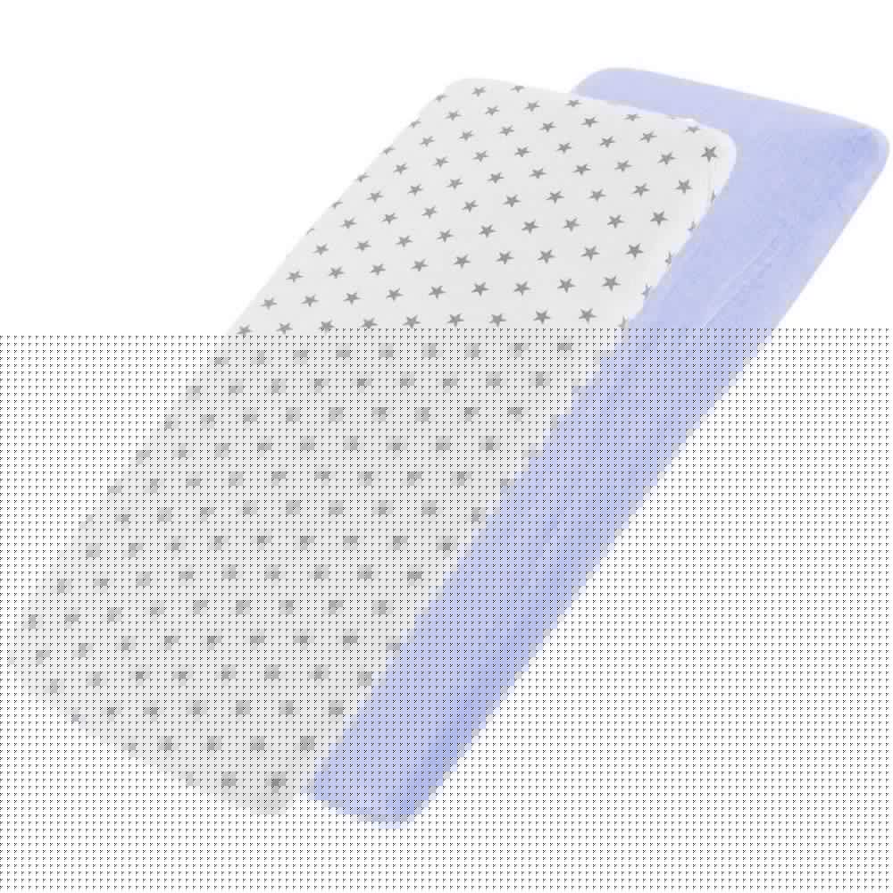 Bedside Crib Jersey Fitted Sheet Compatible With Hauck Face to Me - Pack Of 2 - For Your Little One