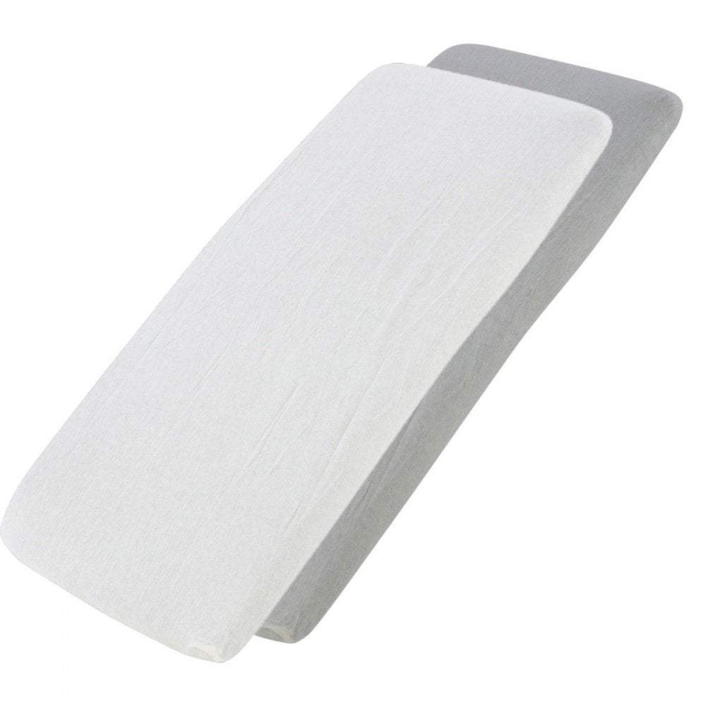 Bedside Crib Jersey Fitted Sheet Compatible With Hauck Face to Me - Pack Of 2 - For Your Little One