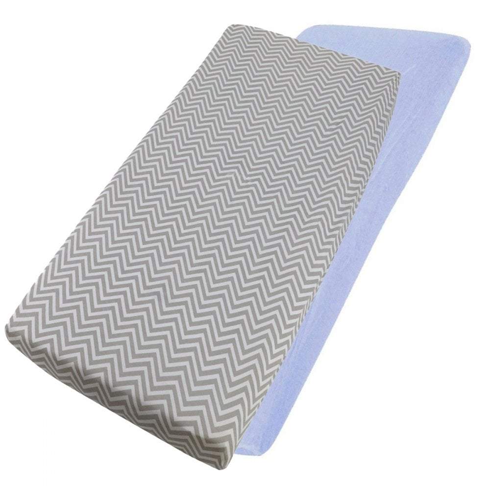 Bedside Crib Jersey Fitted Sheet Compatible With Hauck Face to Me - Pack Of 2 - For Your Little One