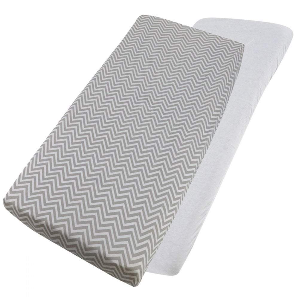 Bedside Crib Jersey Fitted Sheet Compatible With Hauck Face to Me - Pack Of 4 - For Your Little One