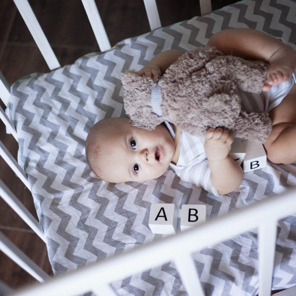 Bedside Crib Jersey Fitted Sheet Compatible With Jane Babyside 55x90cm - Pack Of 2 - For Your Little One