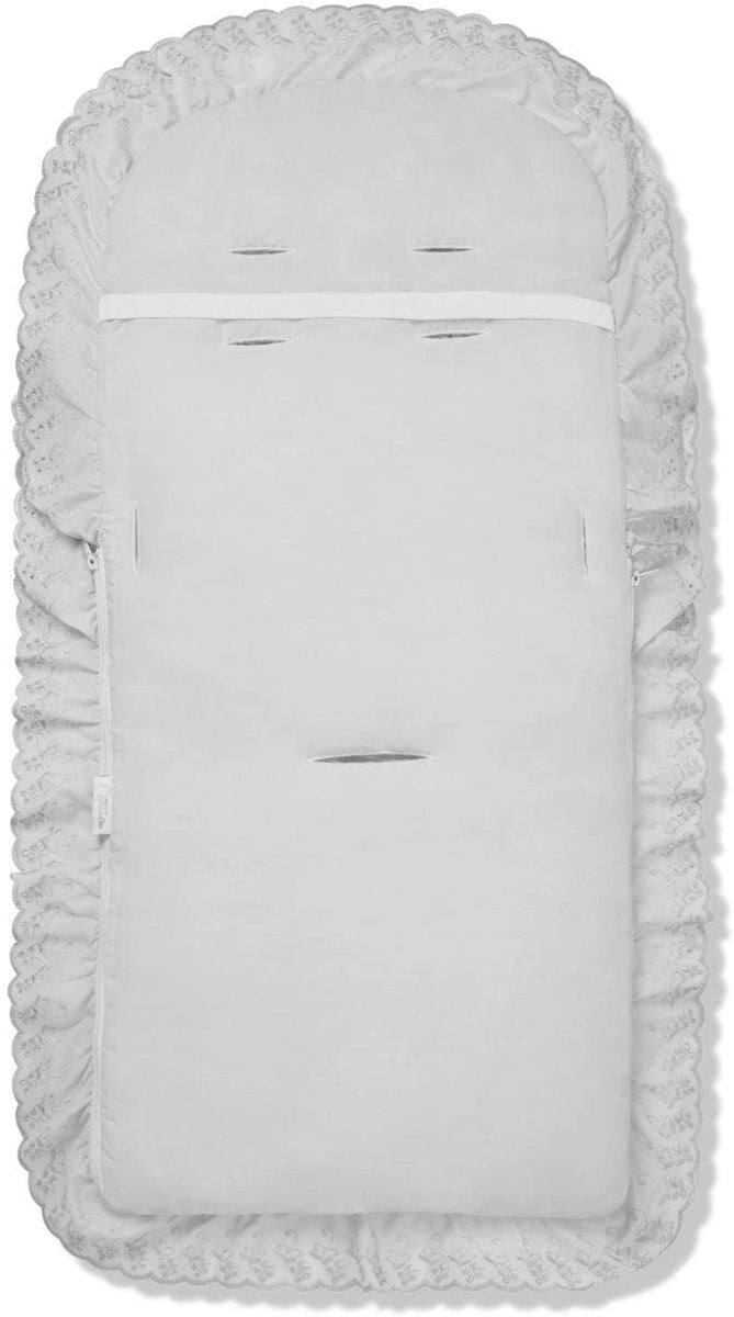 Broderie Anglaise Footmuff / Cosy Toes Compatible with My Child - For Your Little One