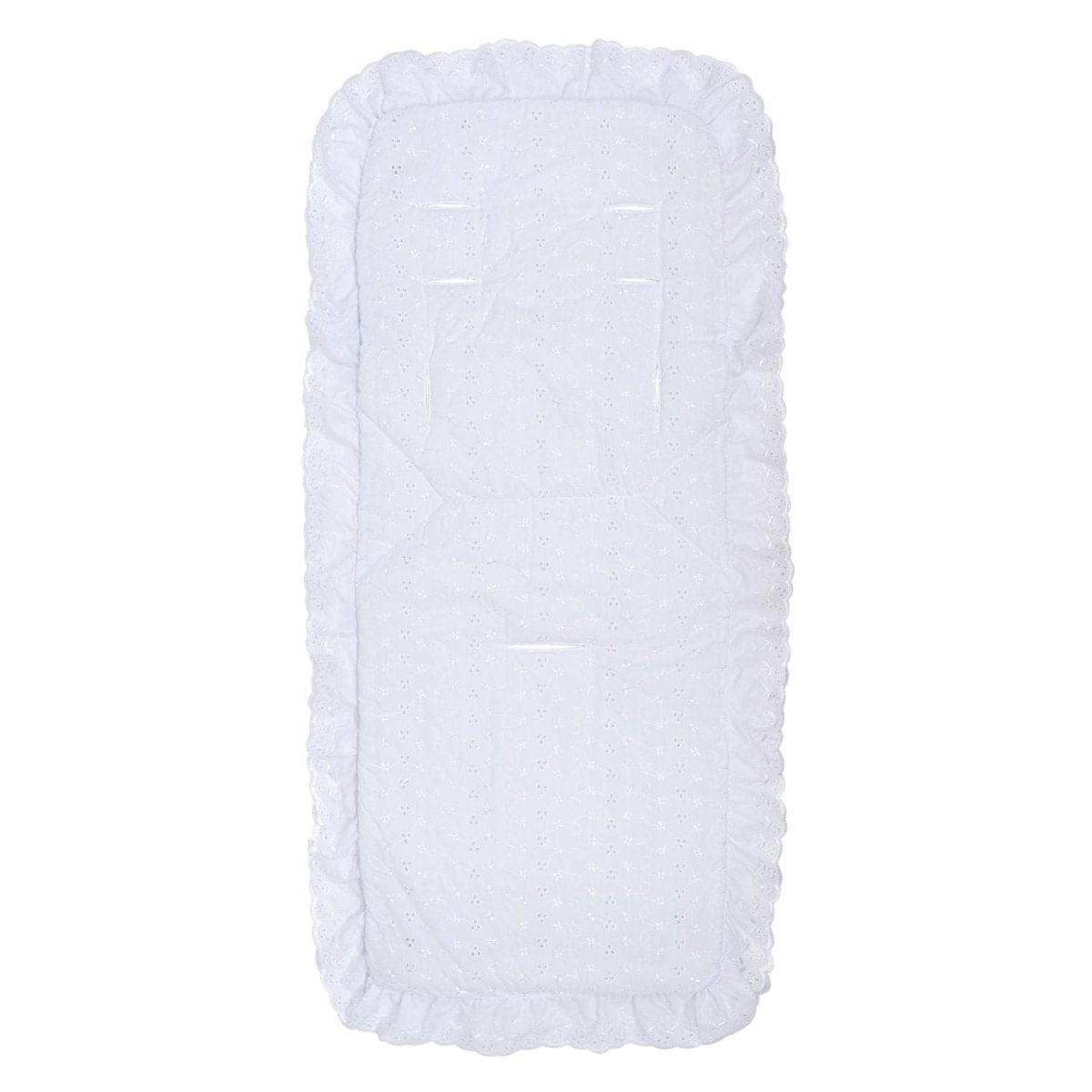 Broderie Anglaise Pushchair Seat Liner Compatible with Emmaljunga - Fits All Models - For Your Little One