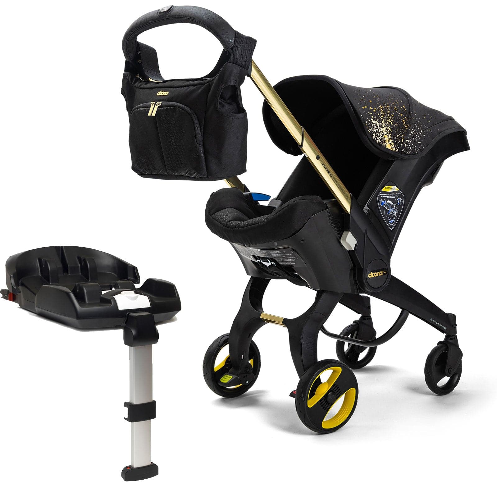Doona+ Infant Car Seat Stroller Limited Edition + ISOFIX Base - Gold - | For Your Little One