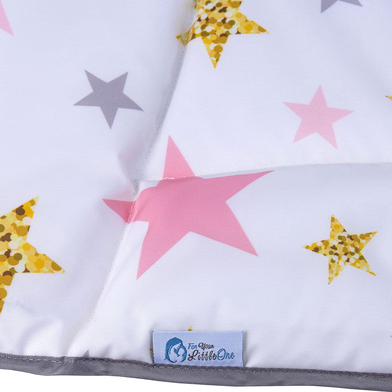 Deluxe Changing Mat - Pink And Gold Stars - For Your Little One