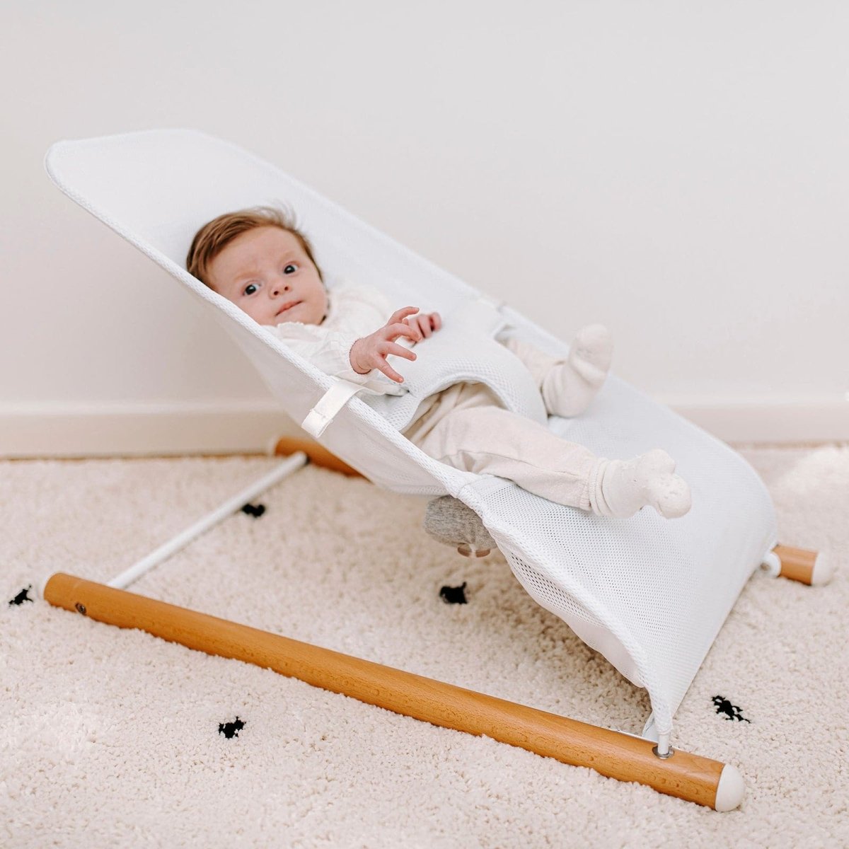 Childhome Evolux Bouncer - Natural White - For Your Little One
