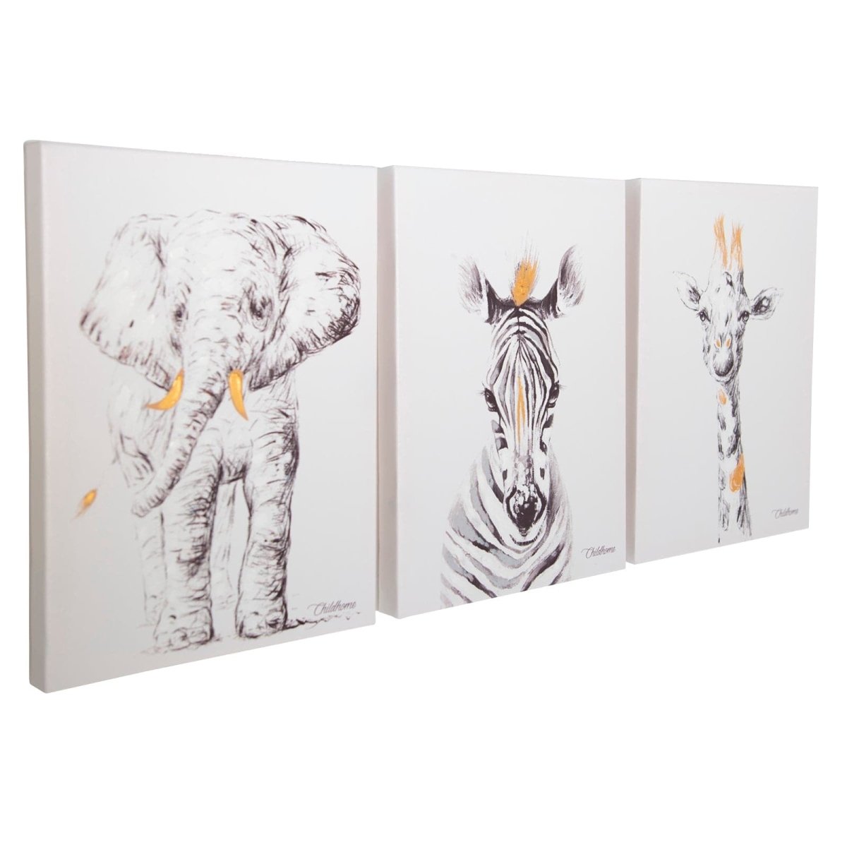 Childhome Oil Painting Elephant Head - For Your Little One