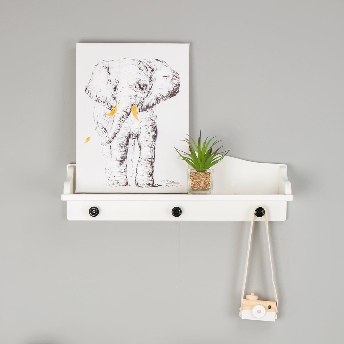 Childhome Oil Painting Elephant Head - For Your Little One