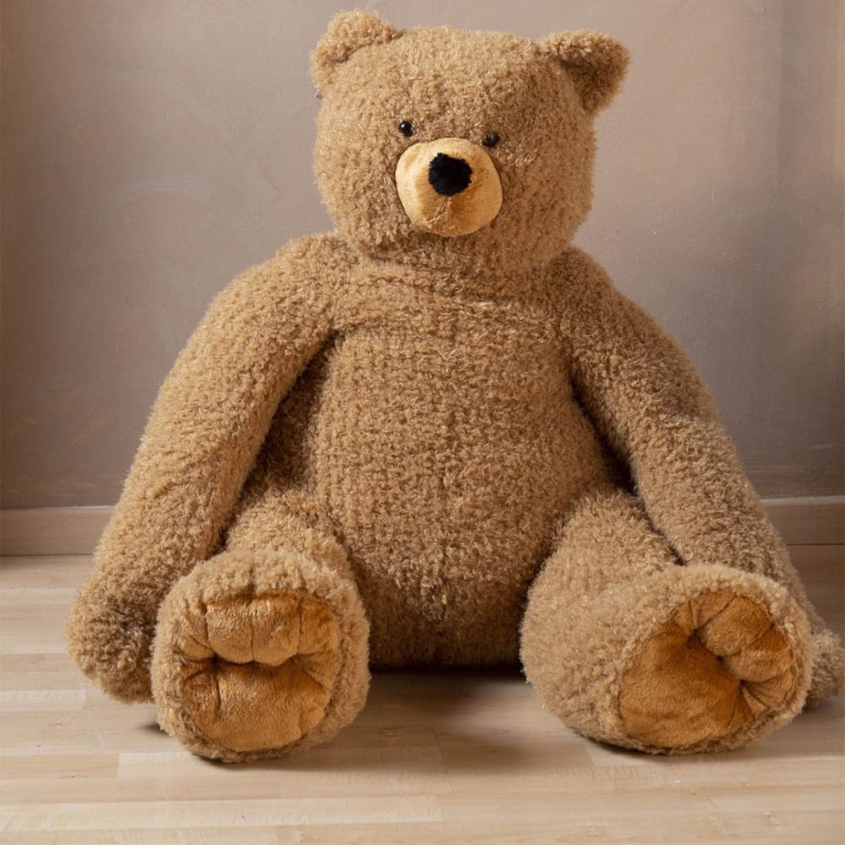 Childhome Seated Teddy Bear Stuffed Animal Beige - 76cm - For Your Little One