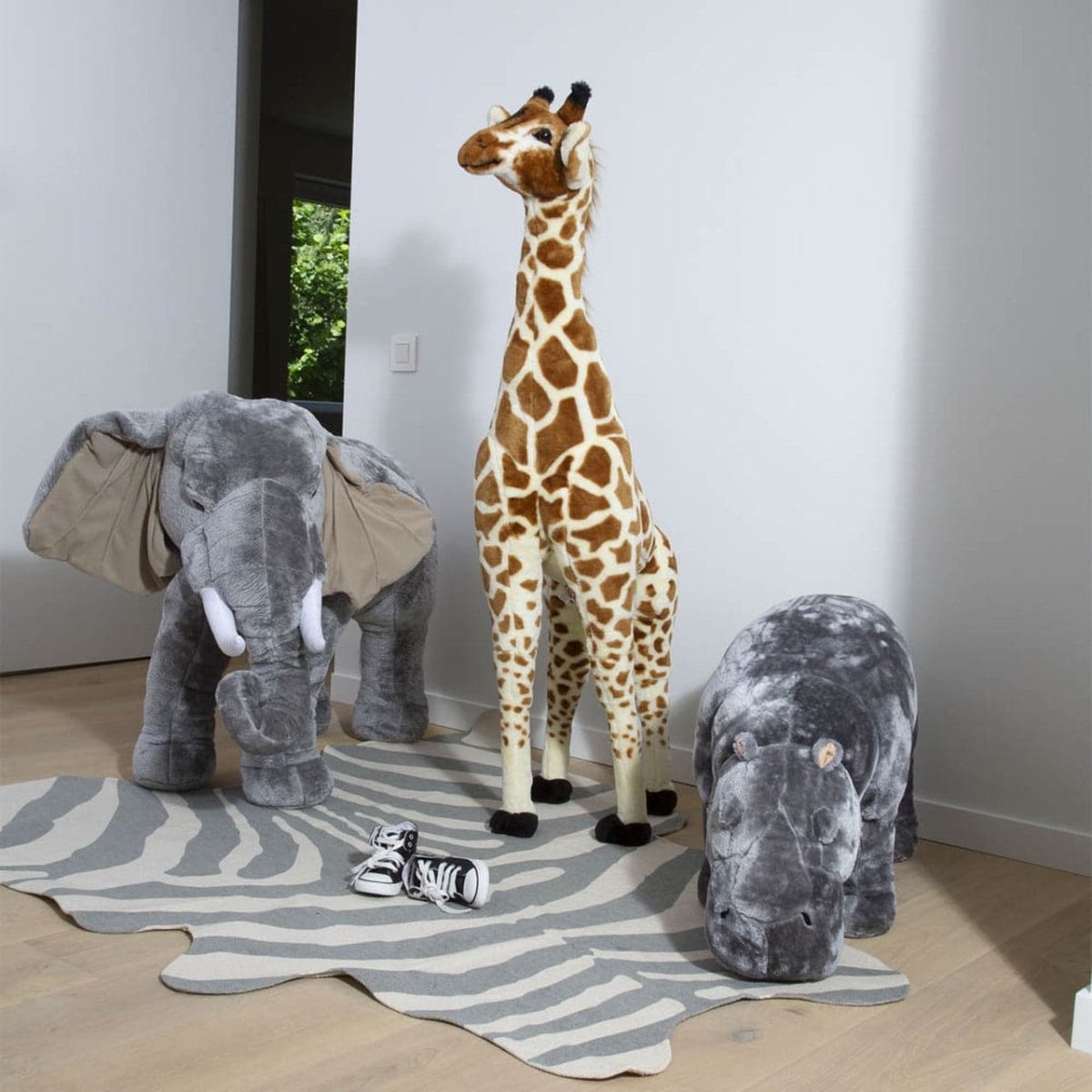 Childhome Standing Elephant Stuffed Animal - 75cm - For Your Little One