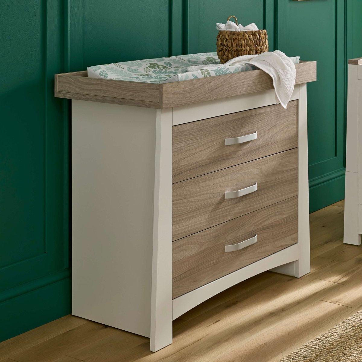 Cuddleco Ada 2 Piece Nursery Furniture Set - White & Ash - For Your Little One