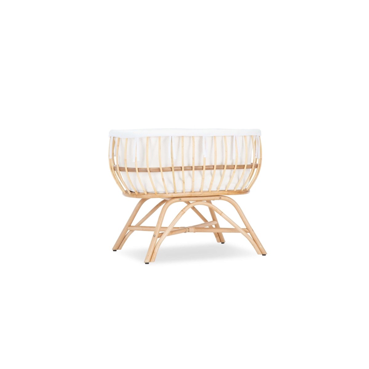 Cuddleco Aria 2 Piece Set With Crib & Clothes Rail - Rattan - For Your Little One