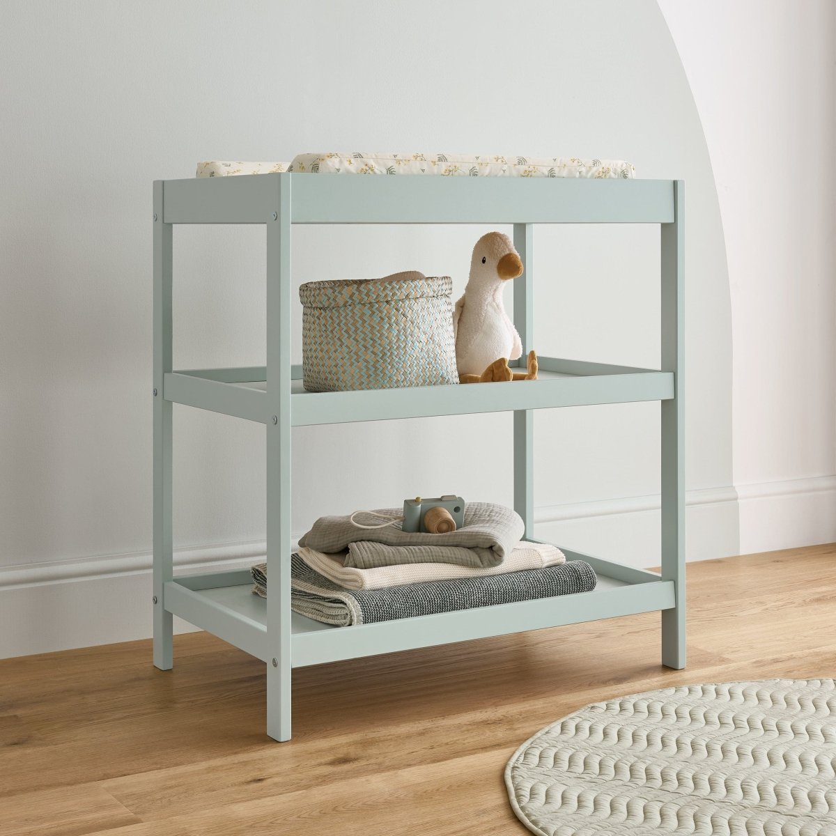 Cuddleco Nola 2 Piece Nursery Furniture Set - Sage Green - For Your Little One