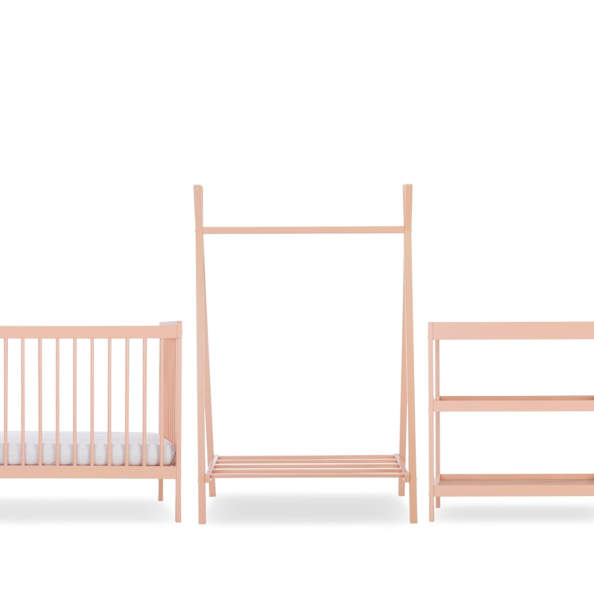Cuddleco Nola 3 Piece Nursery Furniture Set - Blush Pink - For Your Little One