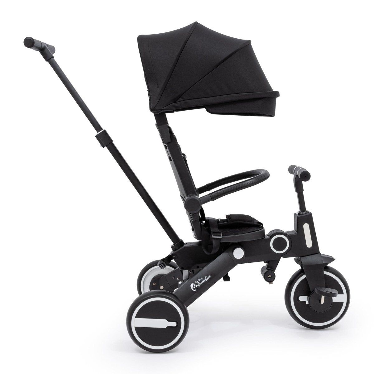 Foryourlittleone Xplor Foldable Trike - Jet Black - Damaged Box - For Your Little One