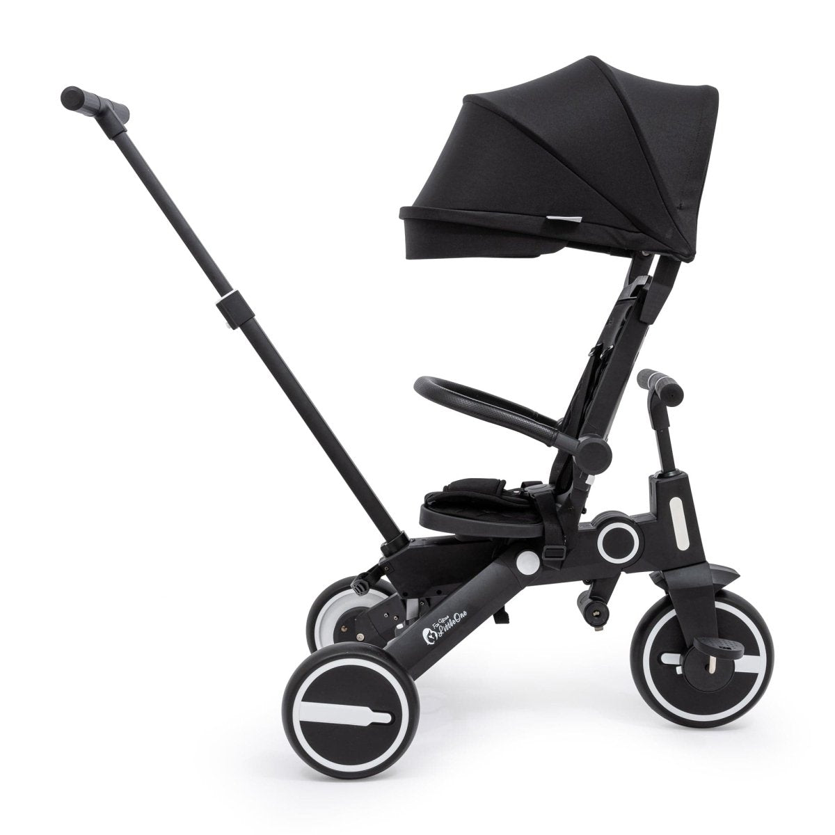 Foryourlittleone Xplor Foldable Trike - Jet Black - Damaged Box - For Your Little One