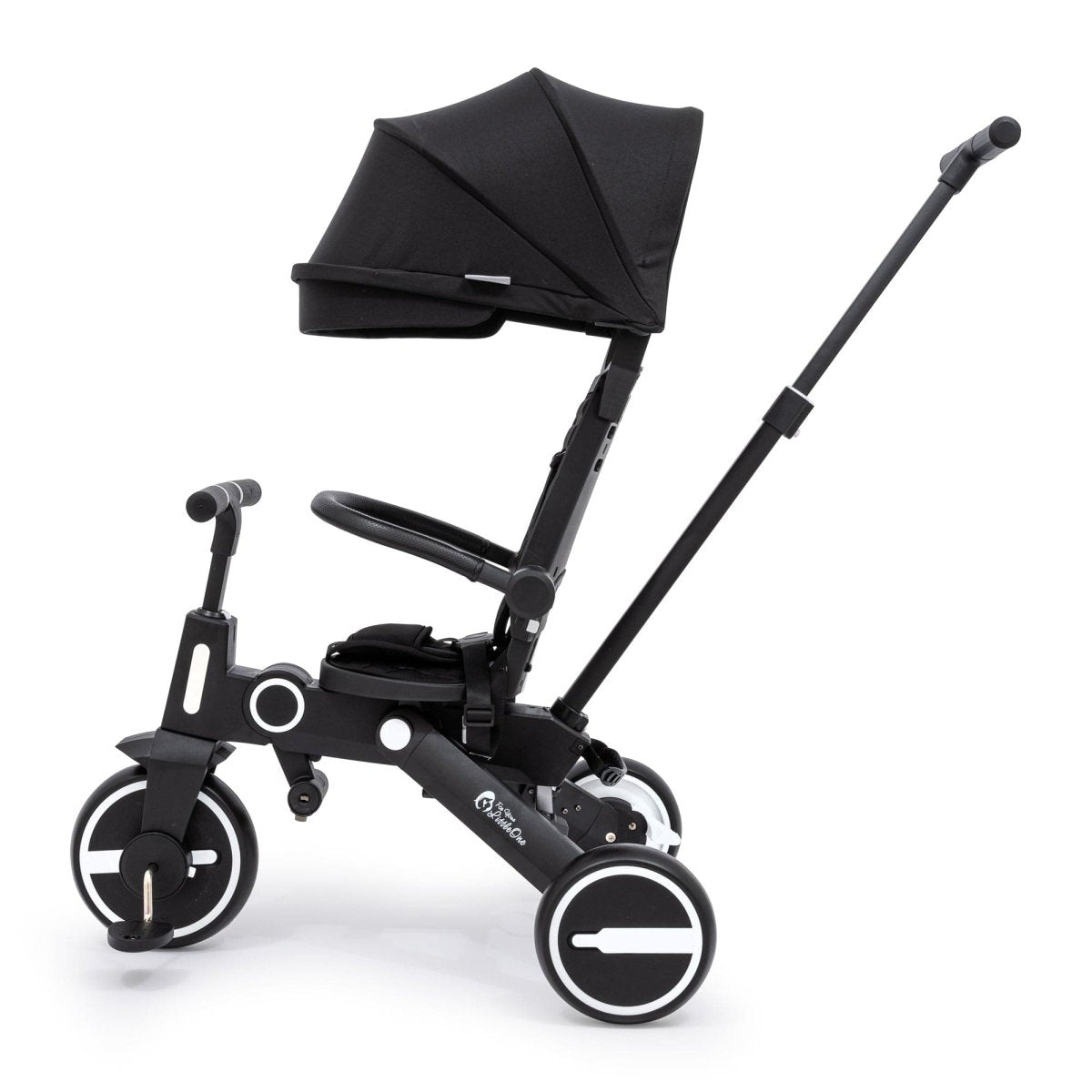 Foryourlittleone Xplor Foldable Trike - Jet Black - Damaged Box - For Your Little One