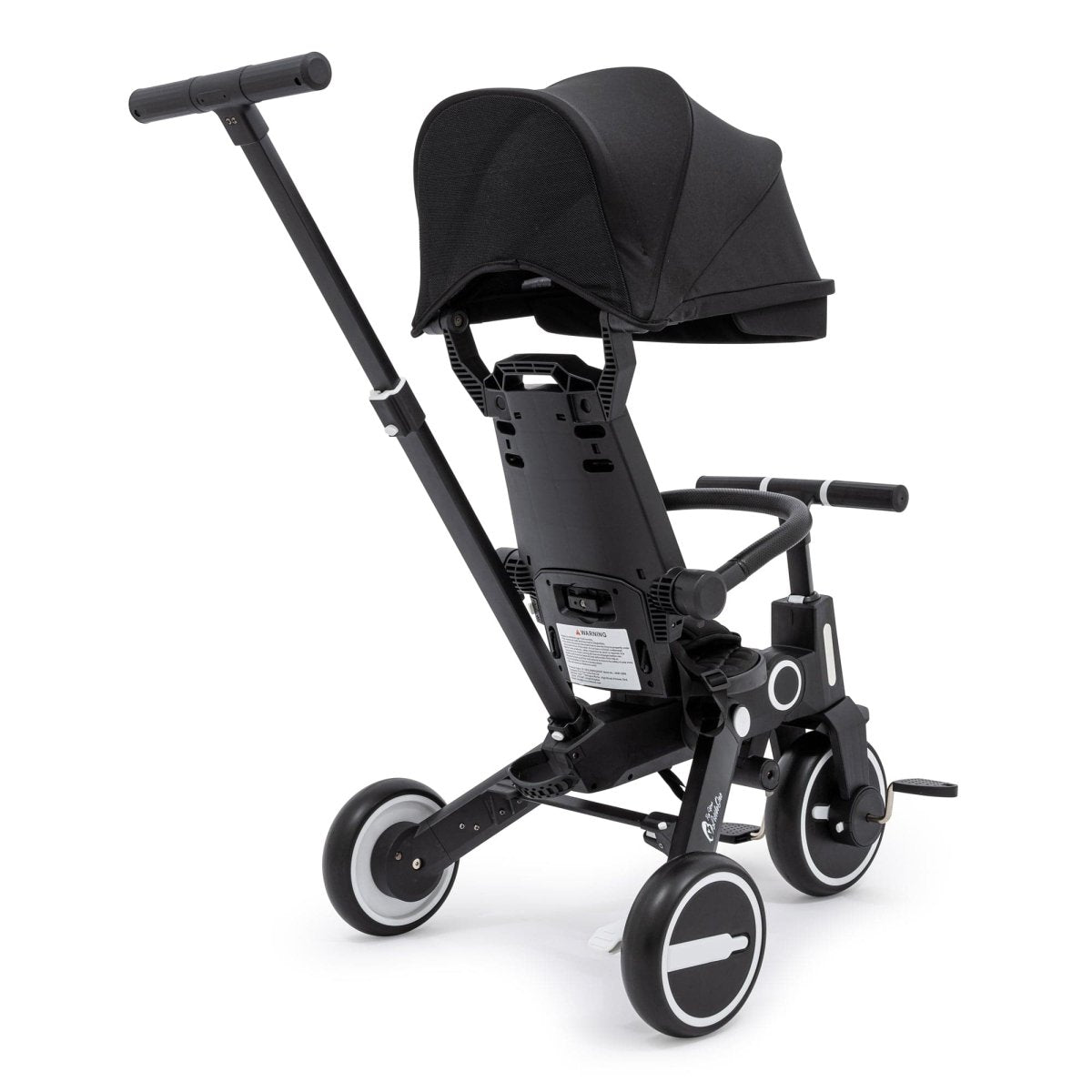 Foryourlittleone Xplor Foldable Trike - Jet Black - Damaged Box - For Your Little One