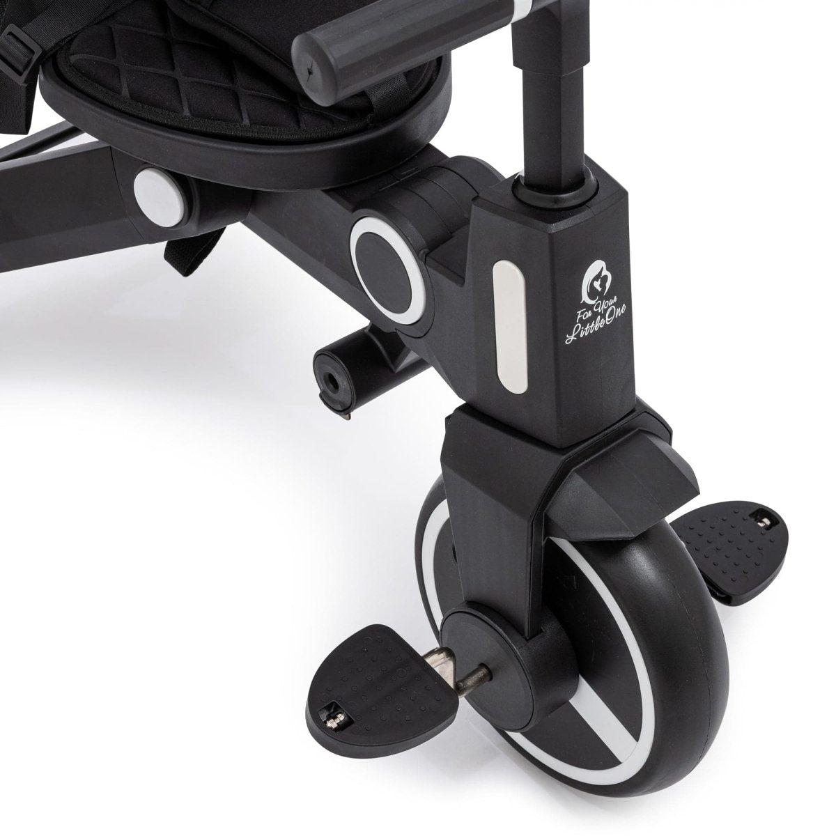 Foryourlittleone Xplor Foldable Trike - Jet Black - Damaged Box - For Your Little One