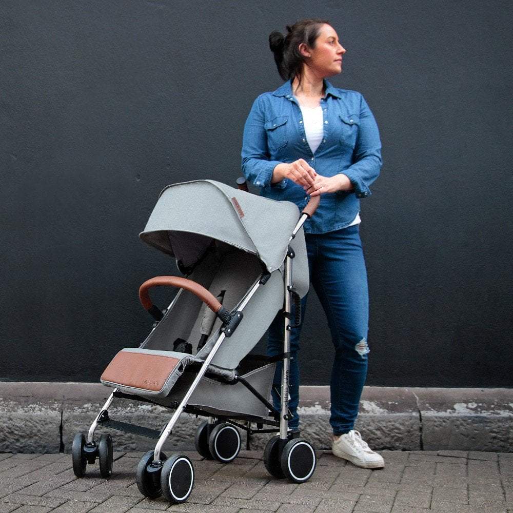 Ickle bubba Discovery Stroller (Denim Blue on Silver) - Clearance - For Your Little One