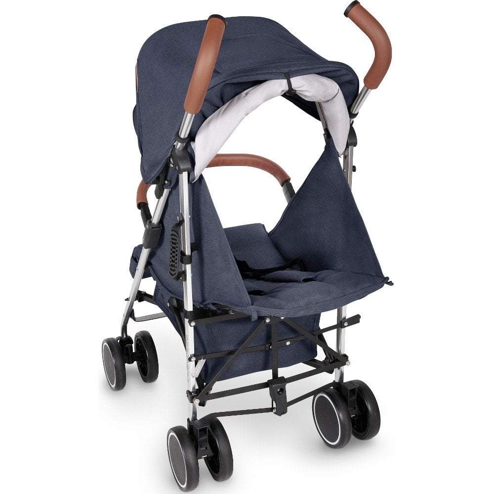 Ickle bubba Discovery Stroller (Denim Blue on Silver) - Clearance - For Your Little One