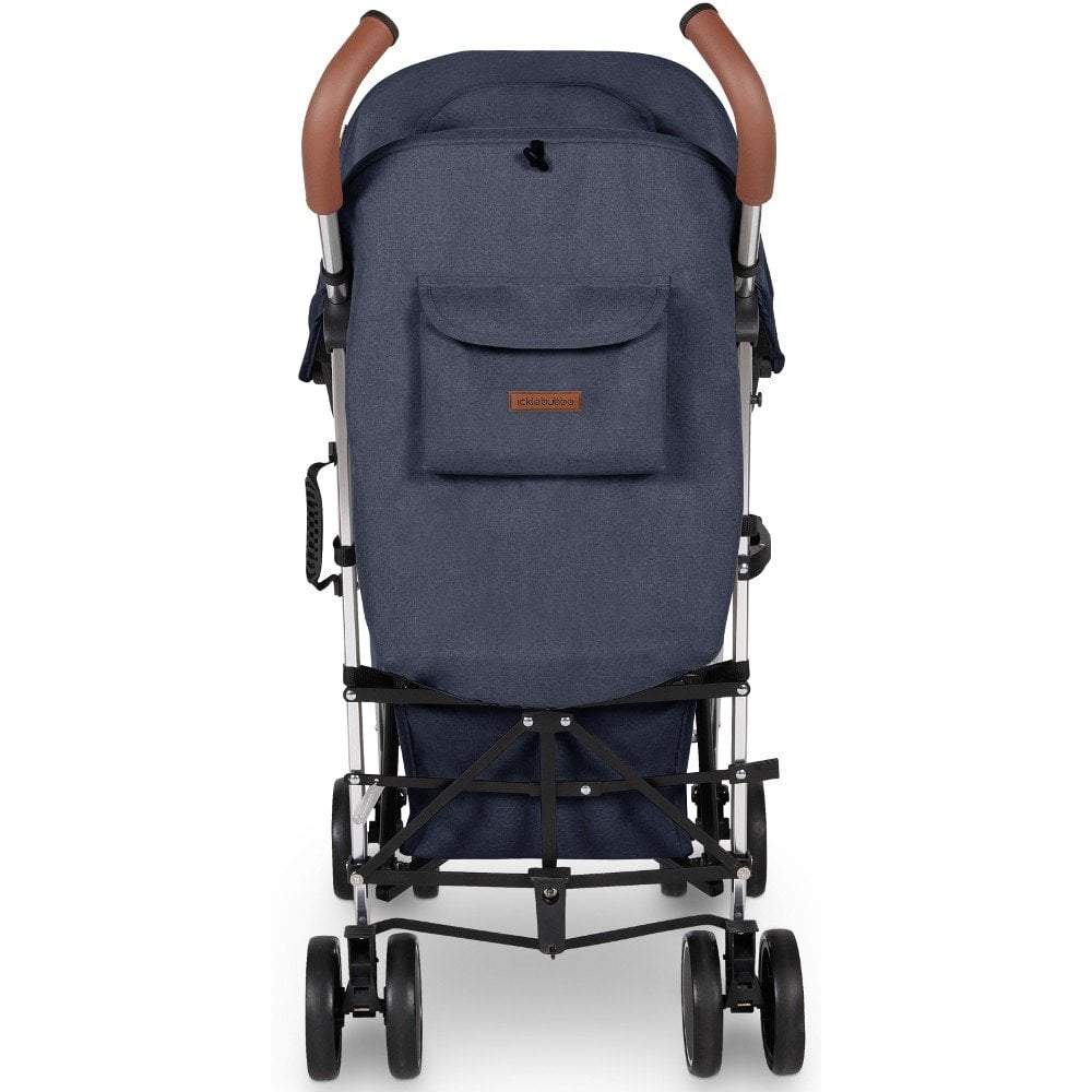 Ickle bubba Discovery Stroller (Denim Blue on Silver) - Clearance - For Your Little One