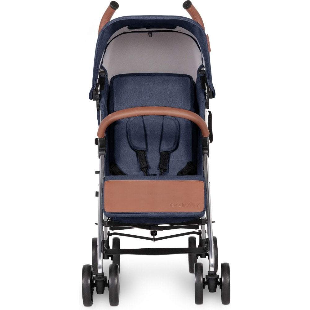 Ickle bubba Discovery Stroller (Denim Blue on Silver) - Clearance - For Your Little One