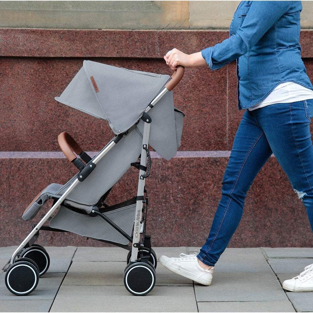 Ickle bubba Discovery Stroller (Denim Blue on Silver) - Clearance - For Your Little One