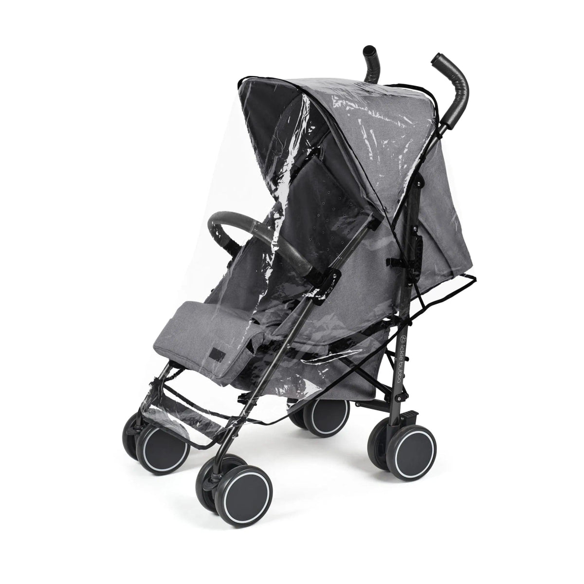 Ickle bubba Discovery Stroller - Matt Black / Graphite Grey (Clearance) - For Your Little One