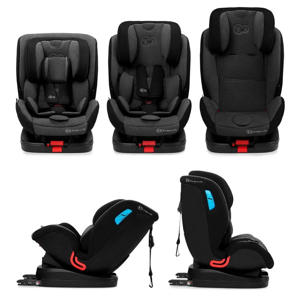 Kinderkraft Vado Group 0+/1/2 Car Seat with ISOFIX Base - Black (Clearance) - For Your Little One