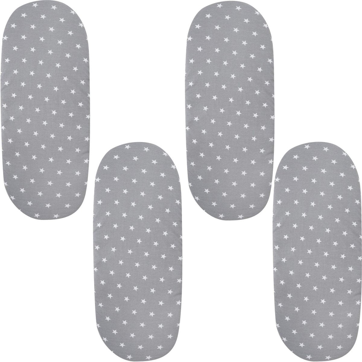 Moses Basket Jersey Fitted Sheet 100% Cotton - Pack Of 4 - For Your Little One