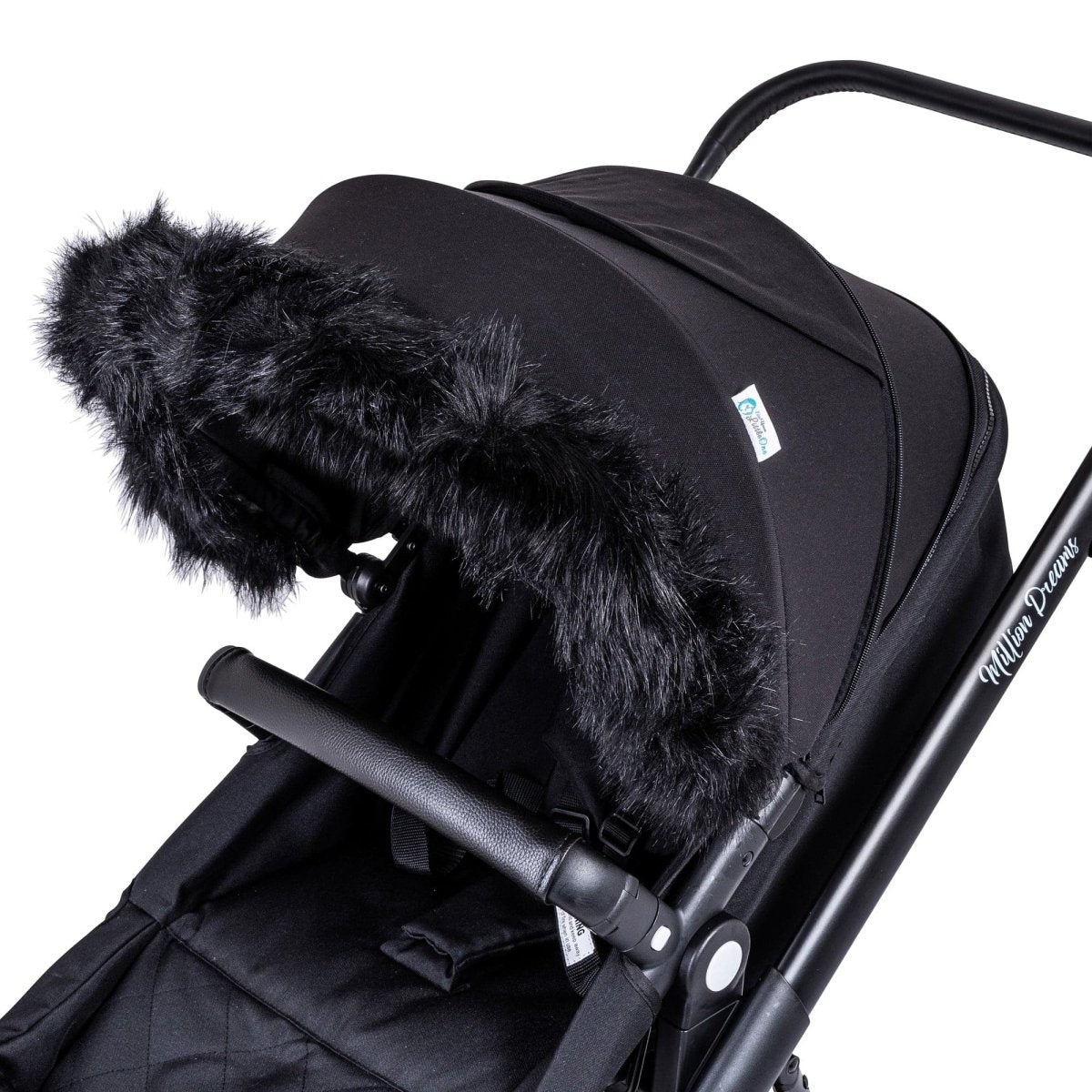Pram Fur Hood Trim Attachment For Pushchair Compatible with Kinderkraft - For Your Little One
