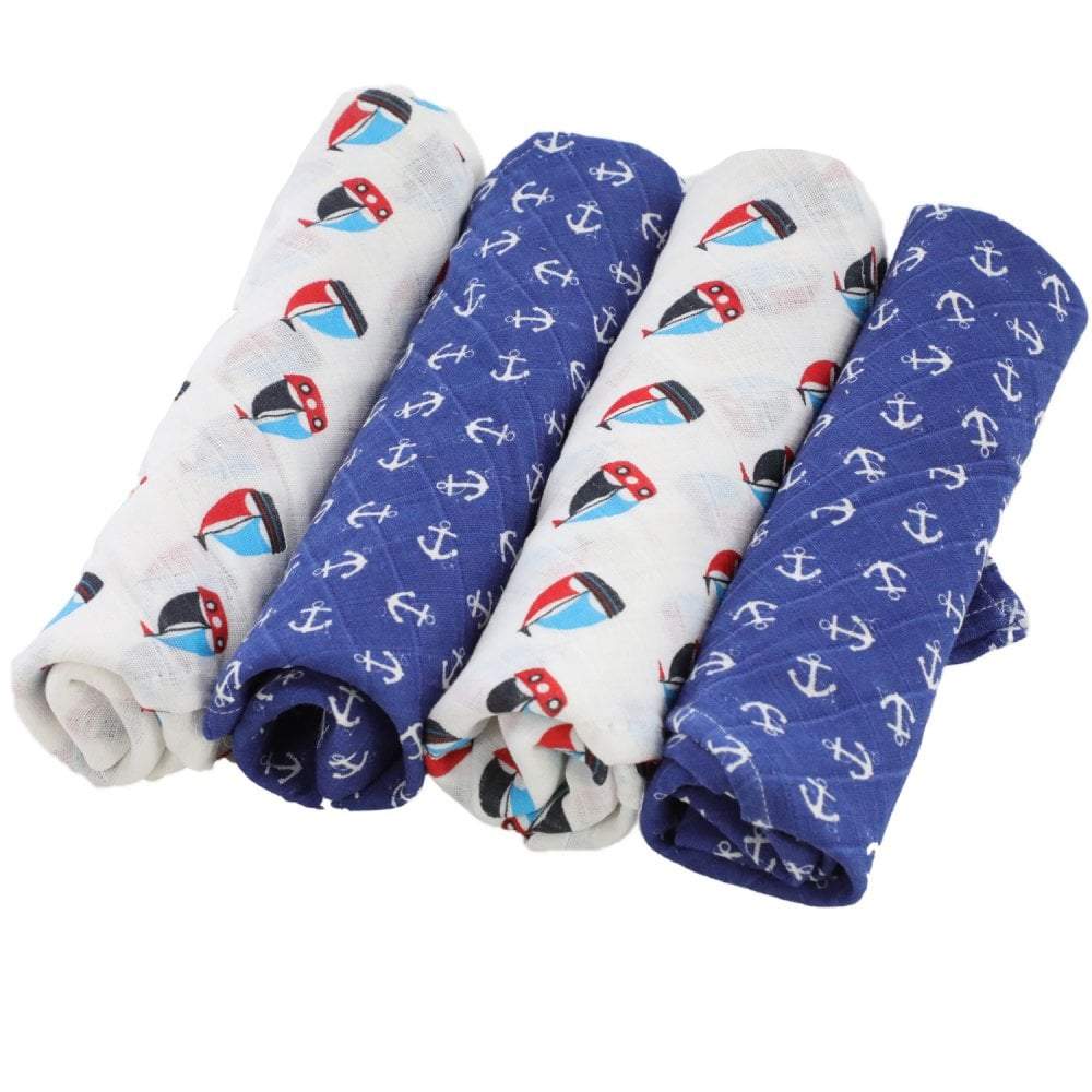 Printed Muslin Squares 100% Cotton 80x80cm - For Your Little One