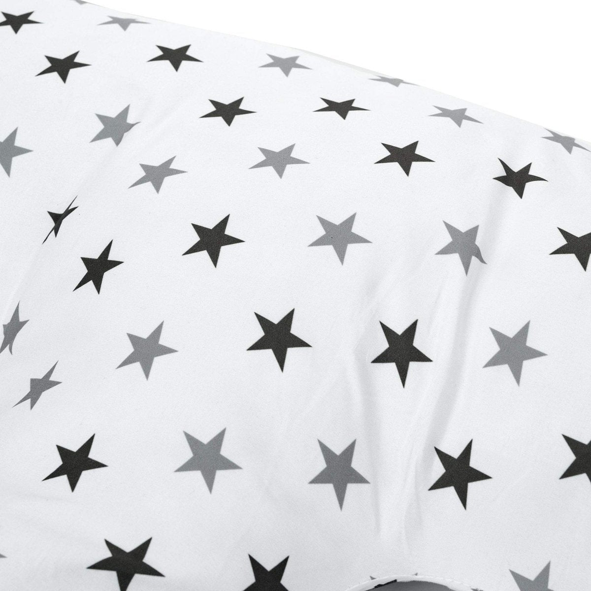 Twin Pregnancy Nursing Pillow - Silver Stars - For Your Little One