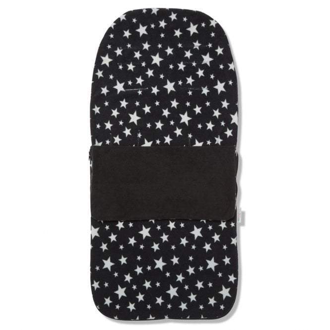 Snuggle Summer Footmuff Compatible with Egg - Black Star / Fits All Models | For Your Little One
