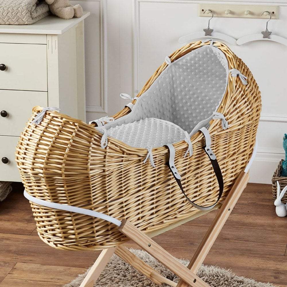 Wicker Pod Baby Deluxe Moses Basket - For Your Little One