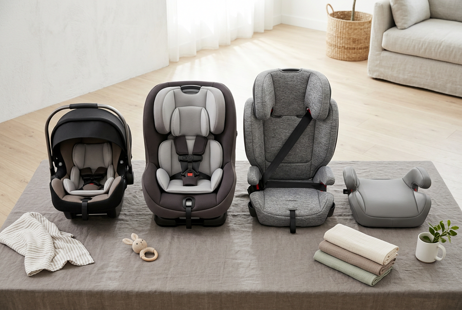 0/1/2/3 Car Seats: When to Change Each Stage