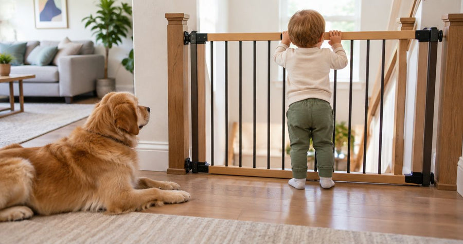 Stair gates for homes with dogs and toddlers: complete 2026 guide