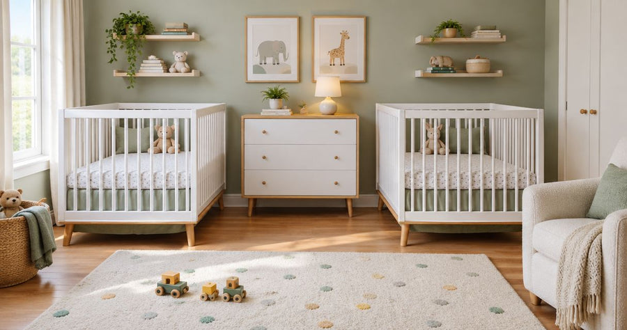 Nursery furniture for multiples and twin nurseries: complete 2026 guide