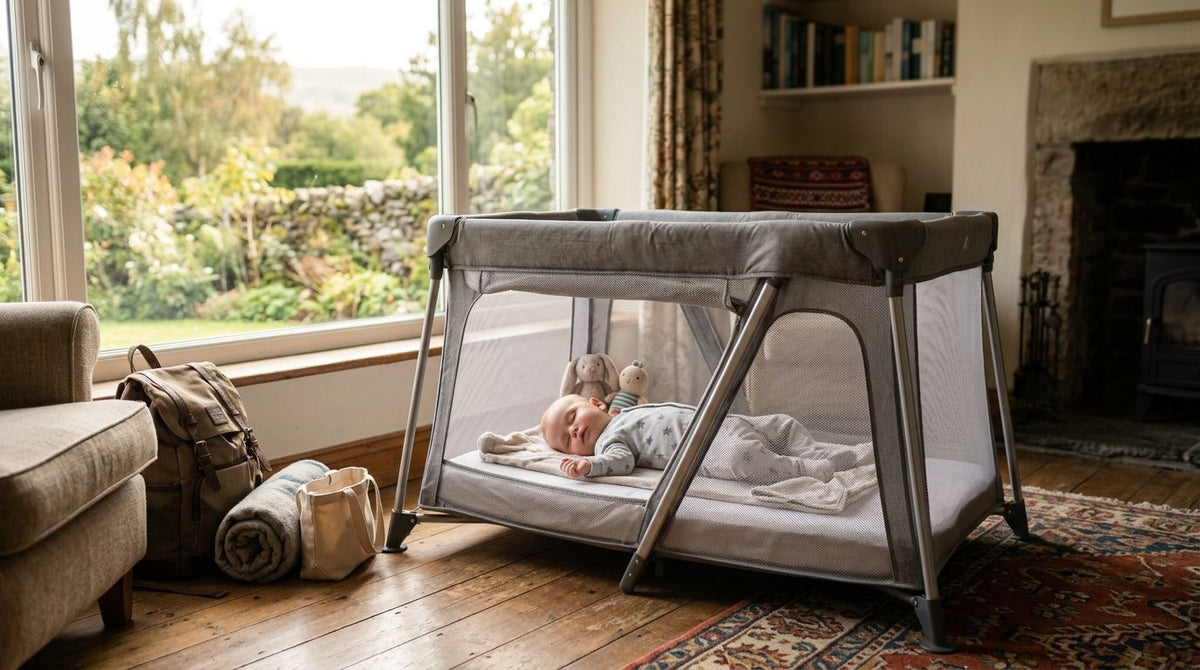 Best travel cots in the UK in 2026