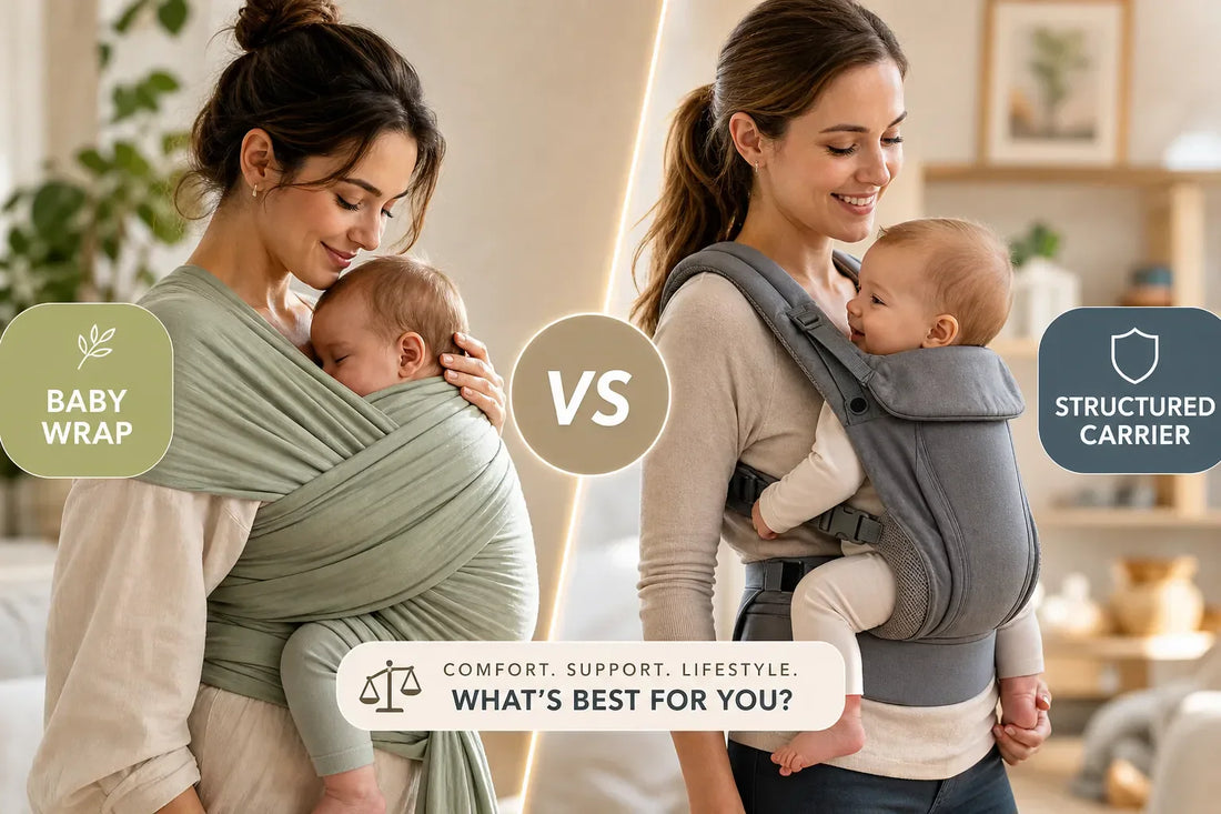 Baby wrap vs structured carrier: the honest comparison