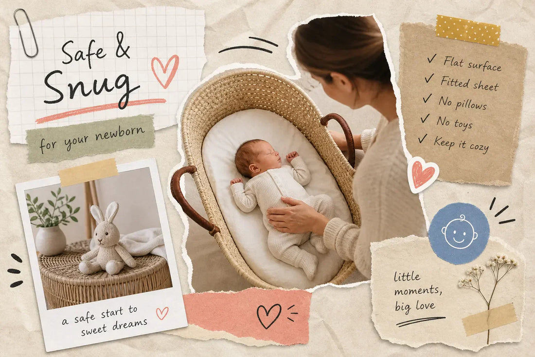 How to Set Up a Moses Basket Safely for Your Newborn