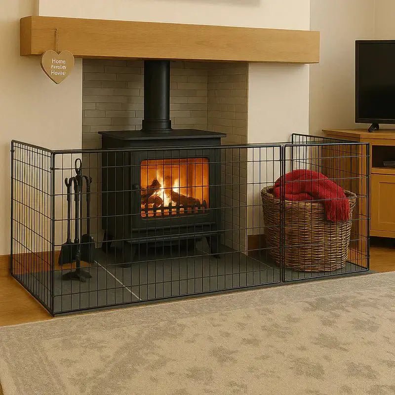 Keep Little Explorers Safe with the Extendable Baby Fireguard - For Your Little One