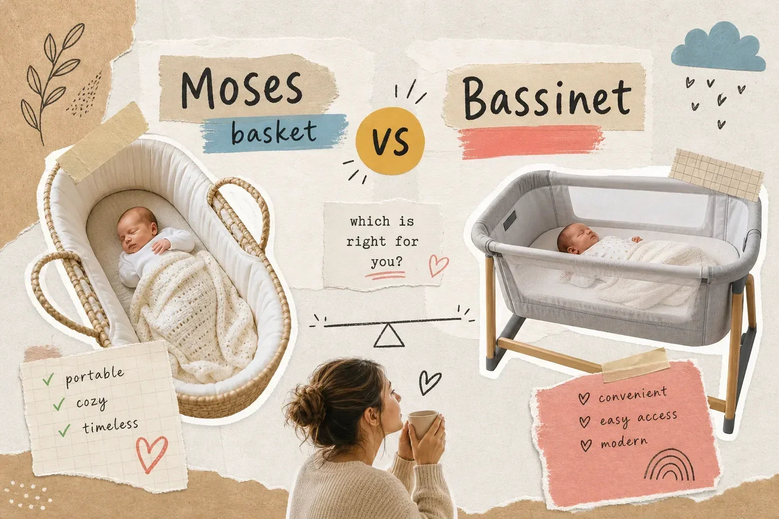 Moses basket vs bassinet: which should you choose?