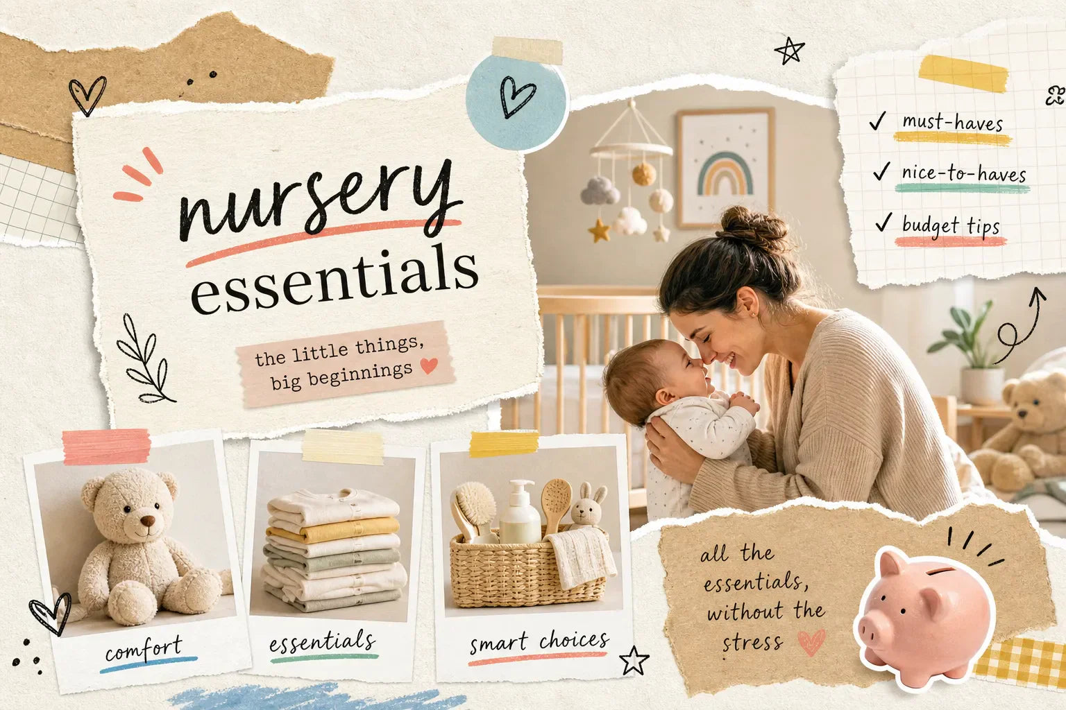 Nursery essentials list: must-haves, nice-to-haves &amp; budget tips