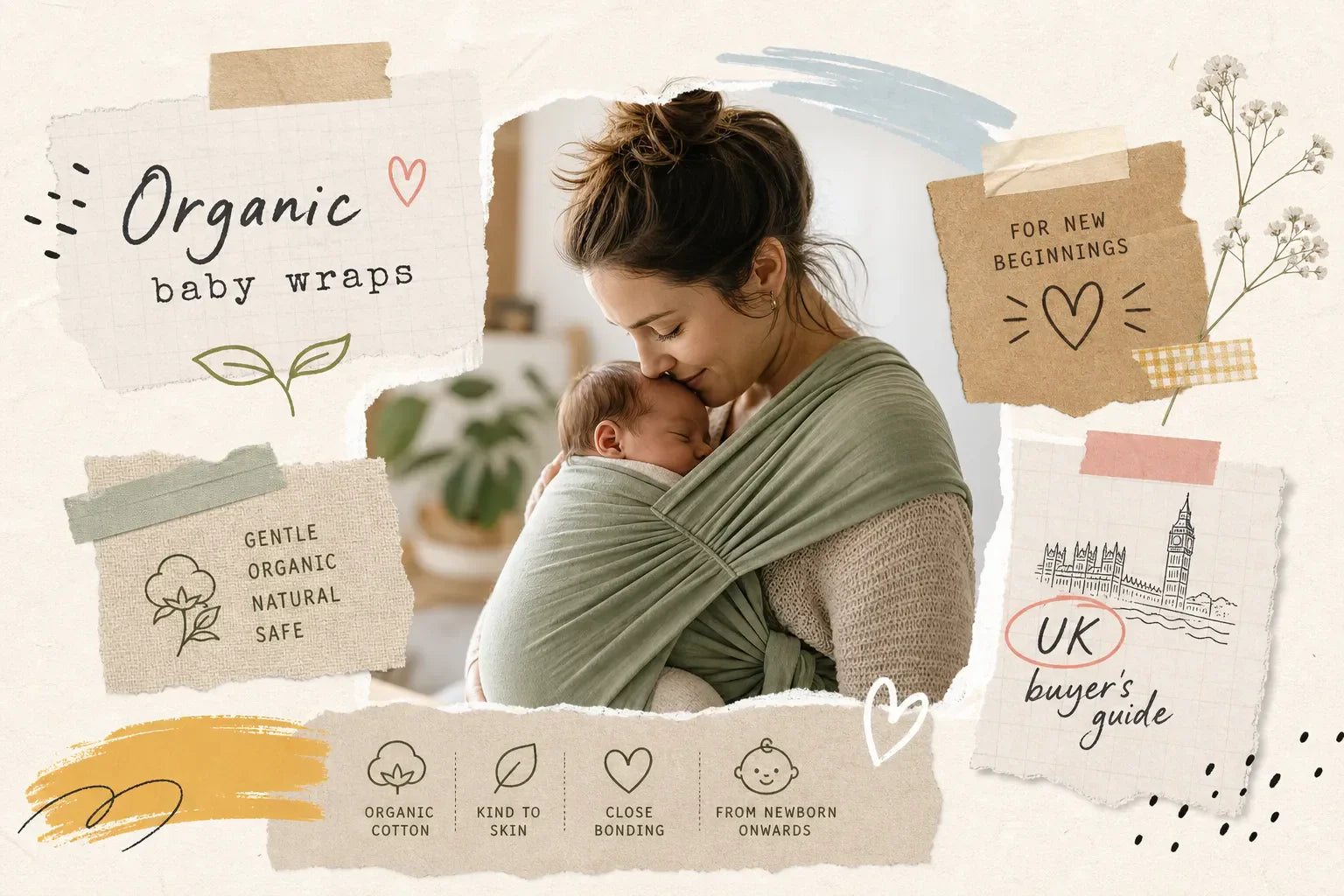 Organic baby wrap carriers: a UK newborn buyer's guide