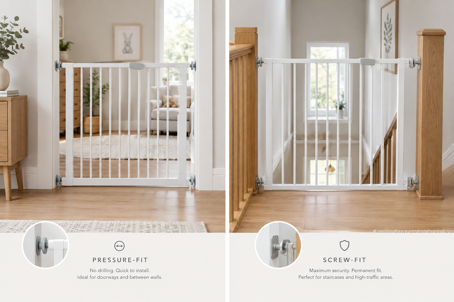 Stairgates Buying Guide: Pressure-Fit vs Screw-Fit